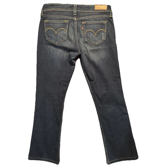 Levis Jeans Demi Curve Womens 7/28 Blue Low Rise Bootcut Skinny - Picture 6 of 6